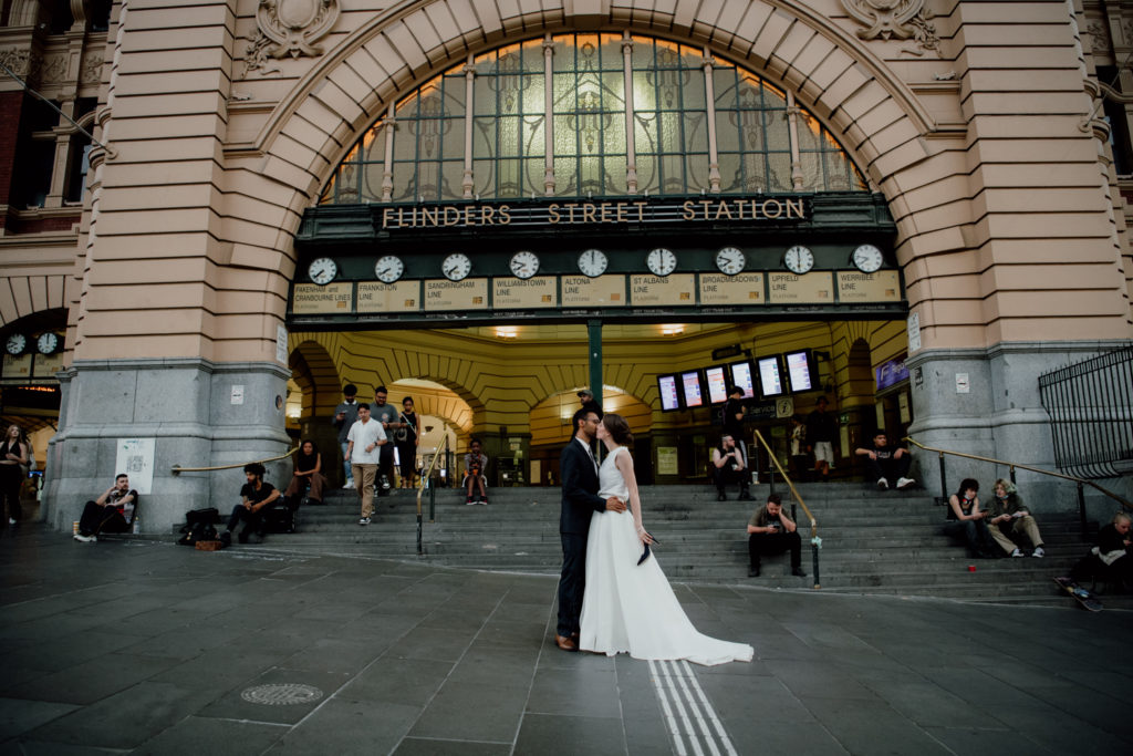 Flinders Street Station Wedding Photos